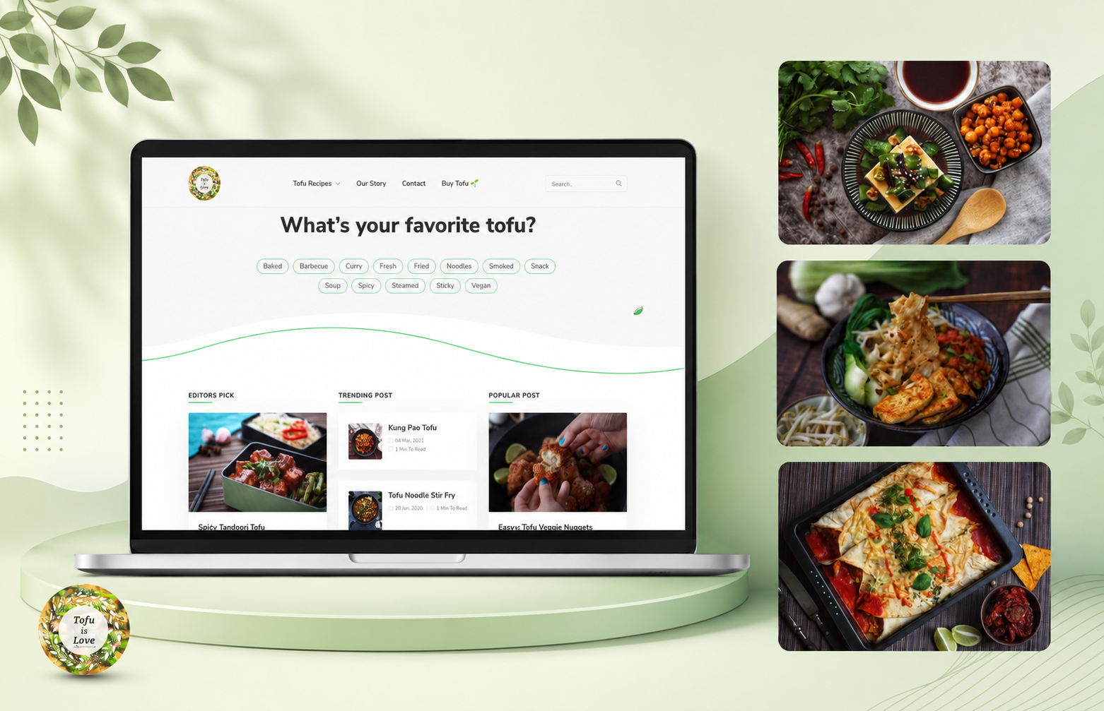 Unitedtofu —
A tofu lovers’ community of fusion recipes, styling and photography